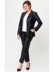 Брючный костюм артикул: 412+586 кожа черная от БелЭльСтиль - вид 5
