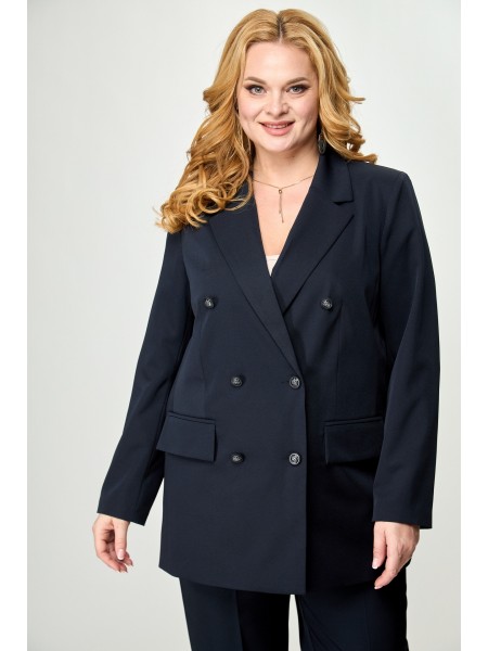 848 синий однотон