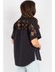 Блузка артикул: 724 черный от VIZAVI - вид 7