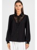 Блузка артикул: 748 черный от VIZAVI - вид 1