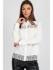 Блузка артикул: 737 молочный от VIZAVI - вид 9