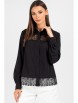Блузка артикул: 737 черный от VIZAVI - вид 6