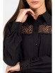 Блузка артикул: 737 черный от VIZAVI - вид 9