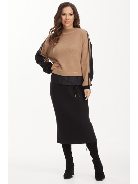 2496 коричневый+черный