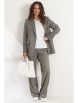 Брючный костюм артикул: 2537 серый от Магия Моды - вид 6