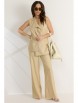 Брючный костюм артикул: 2579 песочный от Магия Моды - вид 6