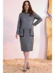 Платье артикул: 2616 серый от Магия Моды - вид 1