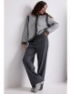 Брючный костюм артикул: 2631 серый от Магия Моды - вид 4