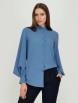 Блузка артикул: 10146-син 200850 от Viserdi - вид 5