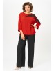 Брючный костюм артикул: 2278 красный от Rumoda - вид 5