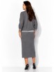 Юбочный костюм артикул: 1391 серый от ТАиЕР - вид 2