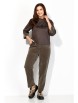 Брючный костюм артикул: 1381 капучино от ТАиЕР - вид 5
