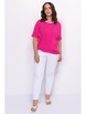 Блузка артикул: Свитшот с контрастной отделкой 3232 фуксия от AVERI - вид 5