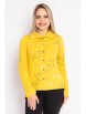 Блузка артикул: Фуфайка женская на пуговицах АЛЕКСАНДРА, горчица от Style Margo - вид 1
