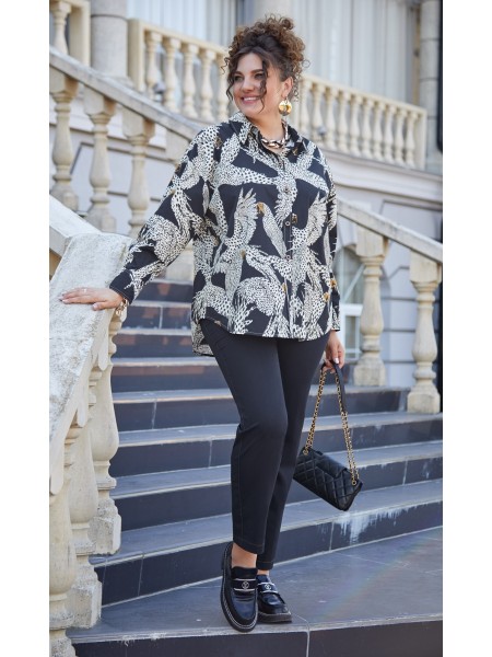 23353 диз.белый-черный+черный