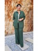 Брючный костюм артикул: 24603 изумруд от Vittoria Queen - вид 4