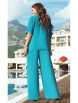Брючный костюм артикул: 25033 бирюза от Vittoria Queen - вид 2