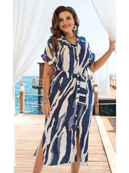 24173 синий+белый