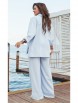 Брючный костюм артикул: 24603/1 голубой от Vittoria Queen - вид 2
