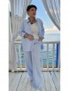 Брючный костюм артикул: 24603/1 голубой от Vittoria Queen - вид 4
