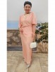 Нарядное платье артикул: 26283/3 персиковый от Vittoria Queen - вид 4