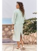 Плательный костюм артикул: 25503 светло фисташковый от Vittoria Queen - вид 2