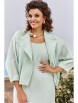 Плательный костюм артикул: 25503 светло фисташковый от Vittoria Queen - вид 7