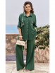 Брючный костюм артикул: 25623 хаки от Vittoria Queen - вид 1