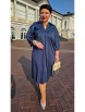 Нарядное платье артикул: 25373 темно-синий от Vittoria Queen - вид 4