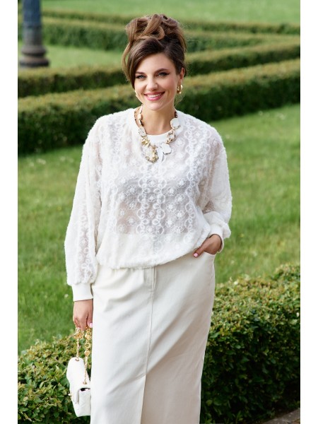 26023 молочный, кремовый