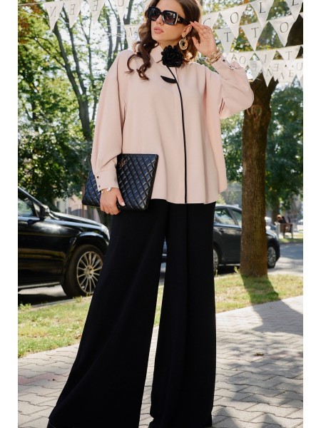 27043 пудра, черный