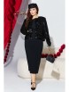 Плательный костюм артикул: 27273 черный от Vittoria Queen - вид 7