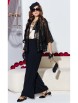 Брючный костюм артикул: 27603 черный золотой от Vittoria Queen - вид 6