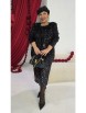 Юбочный костюм артикул: 27593 черный от Vittoria Queen - вид 4