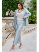 Брючный костюм артикул: 27553 серо-голубой от Vittoria Queen - вид 10