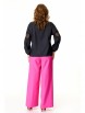 Брючный костюм артикул: М-7618 черный, фуксия от T&N - вид 2