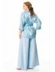 Брючный костюм артикул: М-7621 голубой топаз от T&N - вид 2