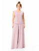 Брючный костюм артикул: М-7621 пудра от T&N - вид 3