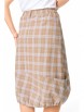 Юбка артикул: М-7638 бежевый в клетку от T&N - вид 4