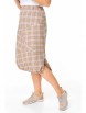Юбка артикул: М-7638 бежевый в клетку от T&N - вид 5