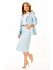 Юбочный костюм артикул: М-7647А светлый голубой от T&N - вид 6