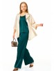 Брючный костюм артикул: М-7682 золото-зелень от T&N - вид 10
