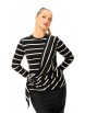 Кофта, джемпер артикул: М-7701 дизайн «полоска» от T&N - вид 3
