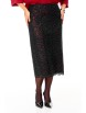 Юбочный костюм артикул: М-7706 бордо блеск и черный от T&N - вид 9