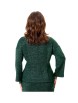 Кофта, джемпер артикул: М-7731 изумруд с серебристым блеском от T&N - вид 2