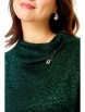 Кофта, джемпер артикул: М-7731 изумруд с серебристым блеском от T&N - вид 3