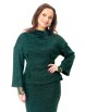 Кофта, джемпер артикул: М-7731 изумруд с серебристым блеском от T&N - вид 1