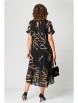 Нарядное платье артикул: 7116 черный с принтом от Eva Grant - вид 2