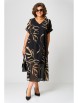 Нарядное платье артикул: 7116 черный с принтом от Eva Grant - вид 8