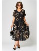 Нарядное платье артикул: 7116 черный с принтом от Eva Grant - вид 10